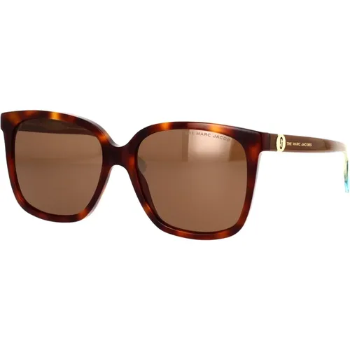 Stilvolle Sonnenbrille mit Ikonischem Design , Damen, Größe: 56 MM - Marc Jacobs - Modalova
