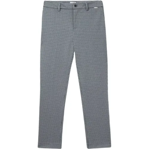 Slim Fit Chino Pants with Check Pattern , female, Sizes: S - Liu Jo - Modalova