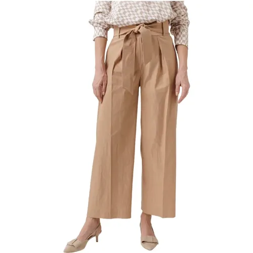 Linen Pants with Hidden Zipper , female, Sizes: 2XS - D.Exterior - Modalova