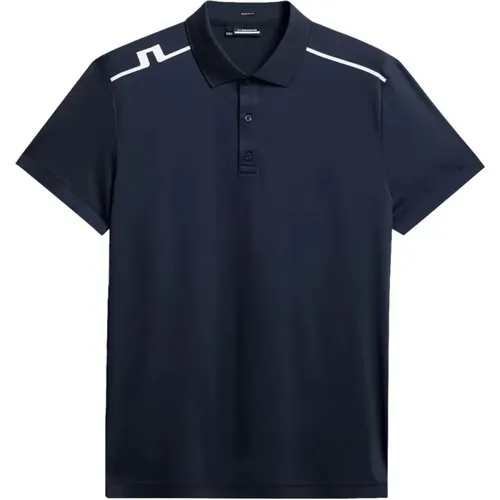 Lionel Regular Fit Polo in Navy , male, Sizes: XL, M, L - J.LINDEBERG - Modalova