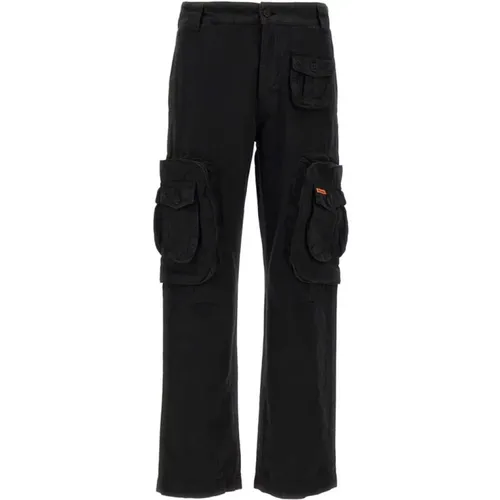 Stylish Straight Trousers for Men , male, Sizes: M - Heron Preston - Modalova