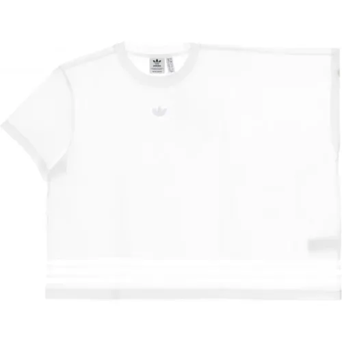 T-Shirt , Damen, Größe: L - Adidas - Modalova