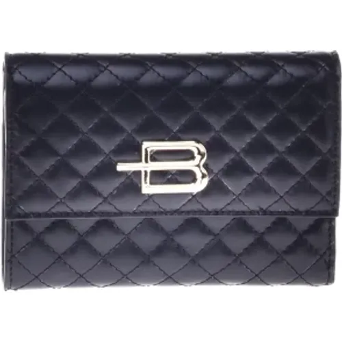 Wallet in quilted leather leather , female, Sizes: ONE SIZE - Baldinini - Modalova