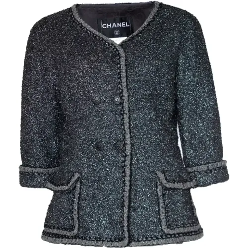Pre-owned Fabric outerwear , female, Sizes: M - Chanel Vintage - Modalova