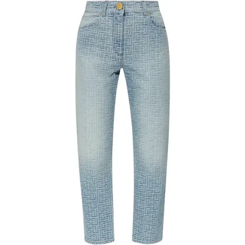Jeans mit Monogramm Balmain - Balmain - Modalova