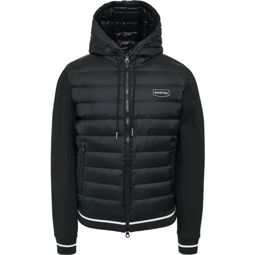 Hooded Hybrid Down Jacket Aw23 , male, Sizes: L, XL - duvetica - Modalova