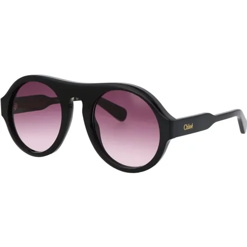 Stylish Sunglasses with Ch0151S Model , female, Sizes: 54 MM - Chloé - Modalova