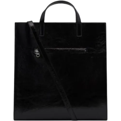 Schwarze Lederhandtasche Mode - Courrèges - Modalova