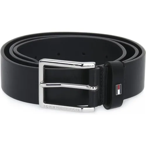 Leather Belt , unisex, Sizes: 95 CM - Tommy Hilfiger - Modalova