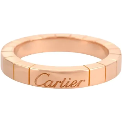 Pre-owned Rose Gold rings , female, Sizes: ONE SIZE - Cartier Vintage - Modalova