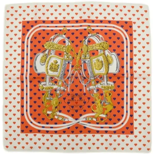 Pre-owned Silk scarves , female, Sizes: ONE SIZE - Hermès Vintage - Modalova