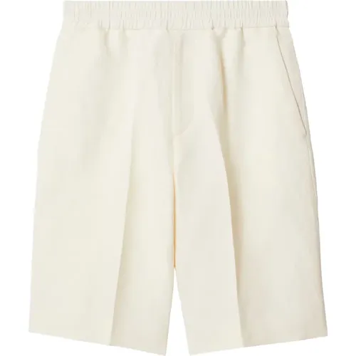 Shorts Elasticated Drawcord Zip Fly , male, Sizes: S - Burberry - Modalova