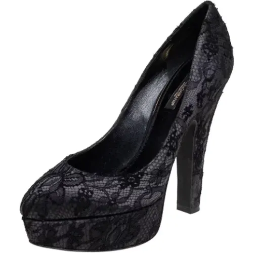 Pre-owned Lace heels , female, Sizes: 5 1/2 UK - Dolce & Gabbana Pre-owned - Modalova