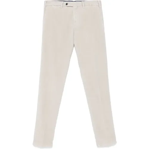 Corduroy pants with pockets and elastane , male, Sizes: L, 2XL - PT Torino - Modalova