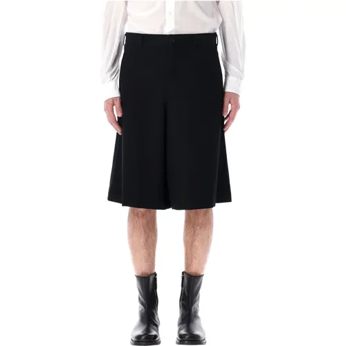 Wool Bermuda Shorts Tailored Cut , male, Sizes: M - Comme des Garçons - Modalova