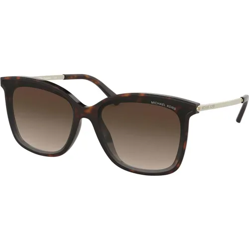 Zermatt Sunglasses Dark Havana/Light Shaded , female, Sizes: 61 MM - Michael Kors - Modalova