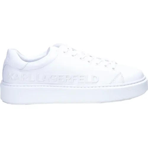 Weiße Schnürschuhe Maxi Cup,Maxi kup sneakers - Karl Lagerfeld - Modalova