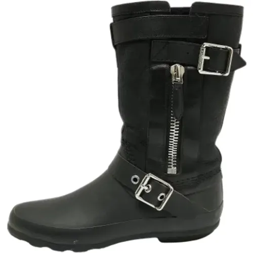 Pre-owned Rubber boots , female, Sizes: 3 UK - Burberry Vintage - Modalova