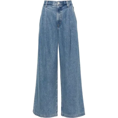 Weite Bein Denim Hose , Damen, Größe: W26 - Agolde - Modalova