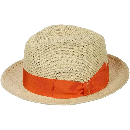 Panama hat in , male, Sizes: 56 CM, 55 CM - Borsalino - Modalova