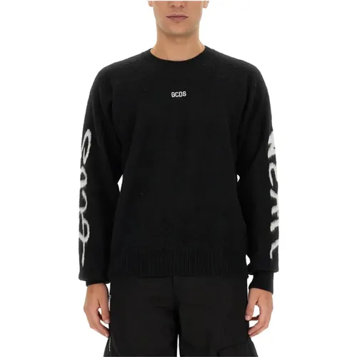 Logo Jersey Regular Fit Pullover - GCDS - Modalova