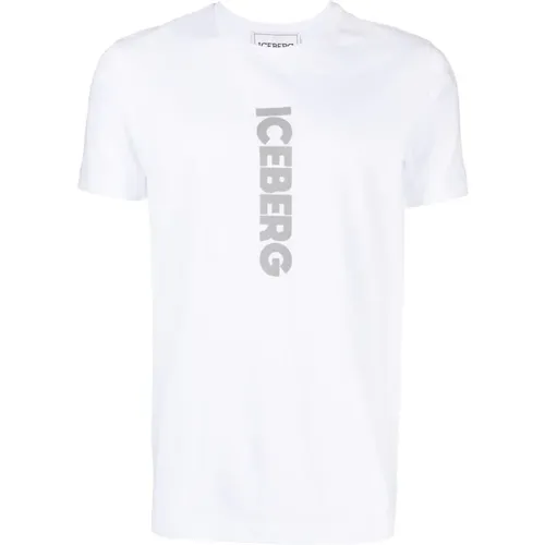 Klassisches T-Shirt für Männer , Herren, Größe: 2XL - Iceberg - Modalova