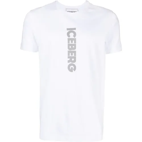 Klassisches T-Shirt für Männer , Herren, Größe: XL - Iceberg - Modalova