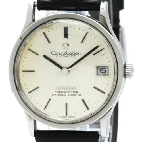Pre-owned Leder watches - Omega Vintage - Modalova