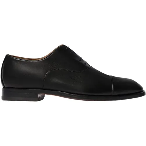 Klassische italienische Oxford-Schuhe,Klassischer Oxford-Schuh mit quadratischer Kappe,Klassischer brauner Wildleder Oxford Schuh - Scarosso - Modalova