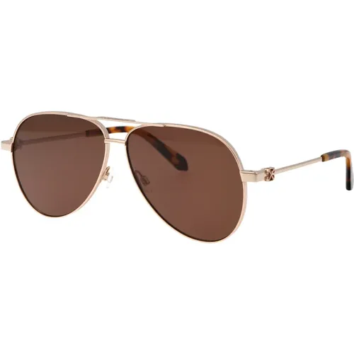 Ruston L Sunglasses , unisex, Sizes: 62 MM - Off White - Modalova