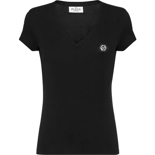 Stylische T-Shirts für Männer und Frauen , Damen, Größe: XS - Philipp Plein - Modalova