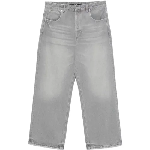 Graue Wide Leg Jeans , Herren, Größe: W32 - Jacquemus - Modalova