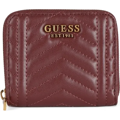 Quilted Small Wallet , female, Sizes: ONE SIZE - Guess - Modalova