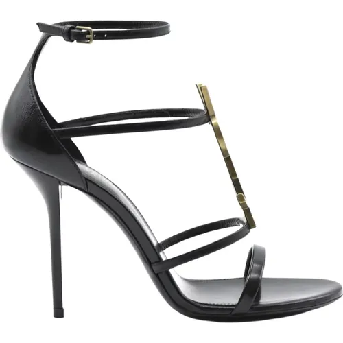 Stylish High Heel Sandals , female, Sizes: 3 UK, 4 UK, 6 UK - Saint Laurent - Modalova