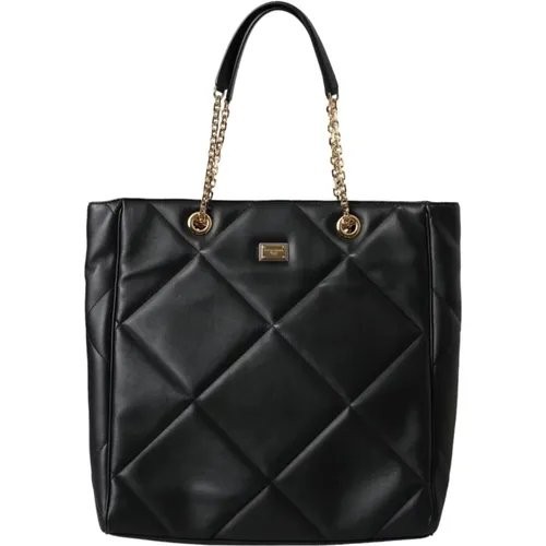 Quilted Jungle Shopper Tote Bag , female, Sizes: ONE SIZE - Dolce & Gabbana - Modalova