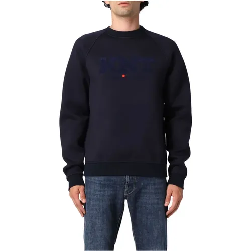 Stylish Round Neck Sweater for Men , male, Sizes: M - Kiton - Modalova