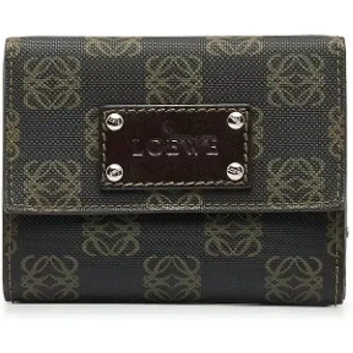 Pre-owned Leather wallets , female, Sizes: ONE SIZE - Loewe Pre-owned - Modalova