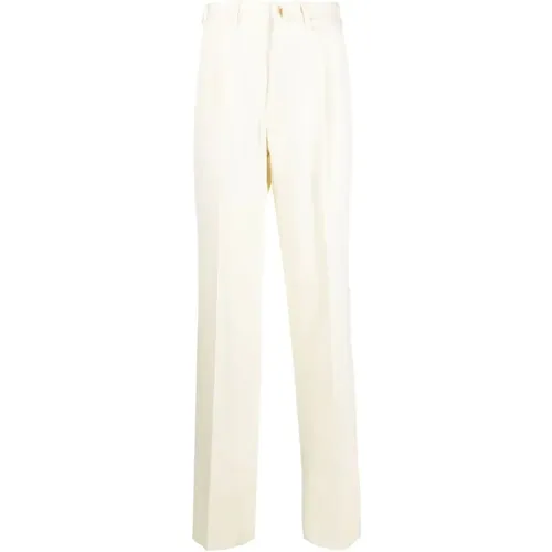 Tailored Trousers with one pince , male, Sizes: L - Giuliva Heritage - Modalova