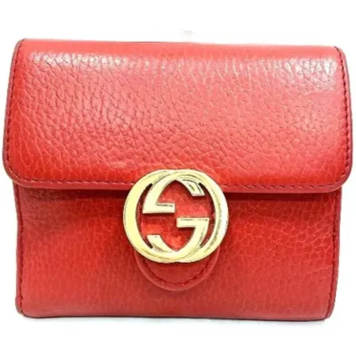 Pre-owned Leather wallets , female, Sizes: ONE SIZE - Gucci Vintage - Modalova