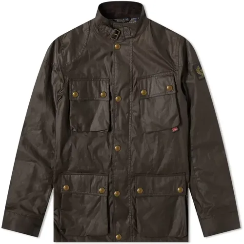 Fieldmaster Jacke Gewachste Baumwolle Faded Olive , Herren, Größe: 2XL - Belstaff - Modalova