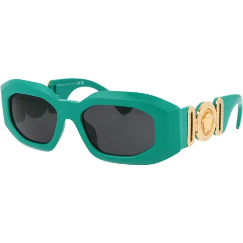 Stylish Sunglasses with Model 0Ve4425U , male, Sizes: 54 MM - Versace - Modalova