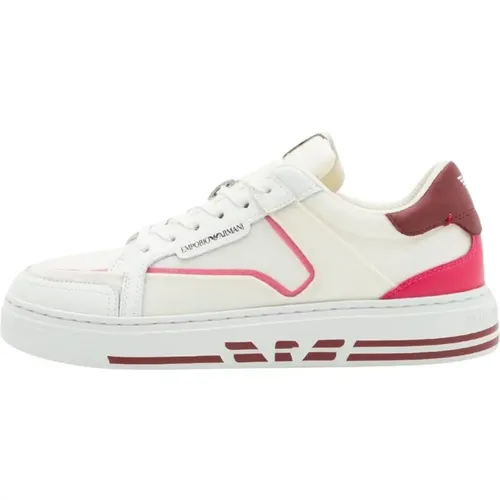 Low Top Sneakers , female, Sizes: 3 UK - Emporio Armani - Modalova