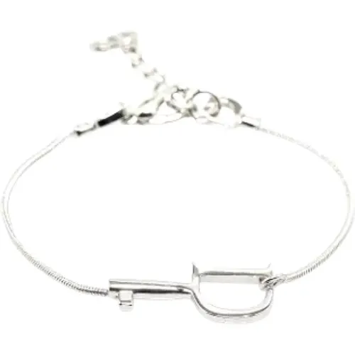 Pre-owned Silver bracelets , female, Sizes: ONE SIZE - Dior Vintage - Modalova