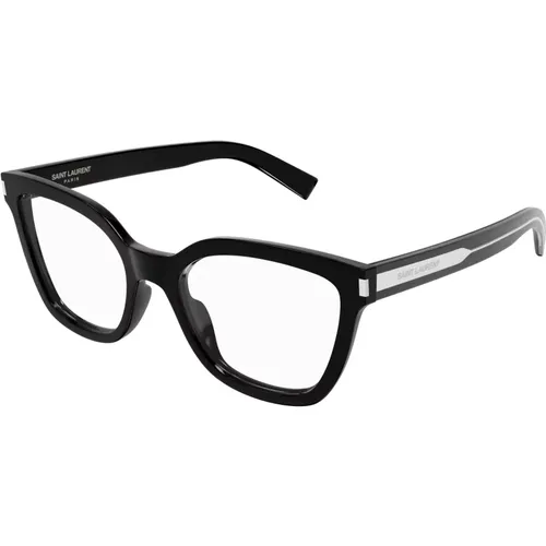 Mode Brille SL 748 Schwarz , Damen, Größe: 54 MM - Saint Laurent - Modalova