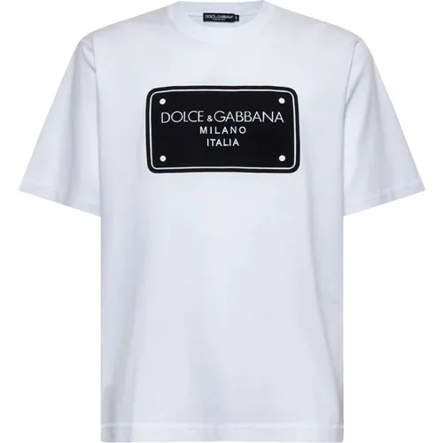 Stilvolle T-Shirts und Polos Kollektion , Herren, Größe: L - Dolce & Gabbana - Modalova