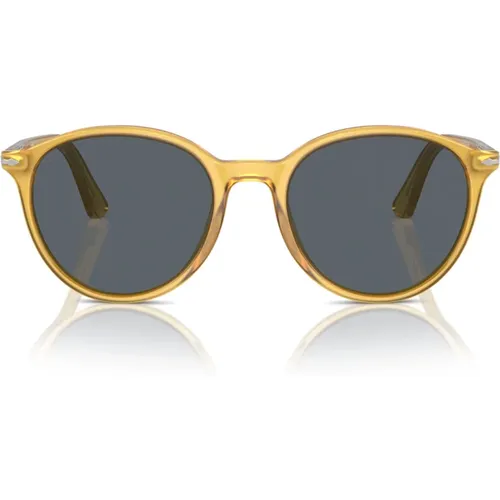 Classic Phantos Sunglasses Blue Crystal , unisex, Sizes: 53 MM - Persol - Modalova