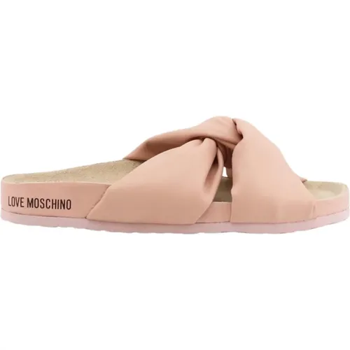 Sliders , Damen, Größe: 38 EU - Love Moschino - Modalova