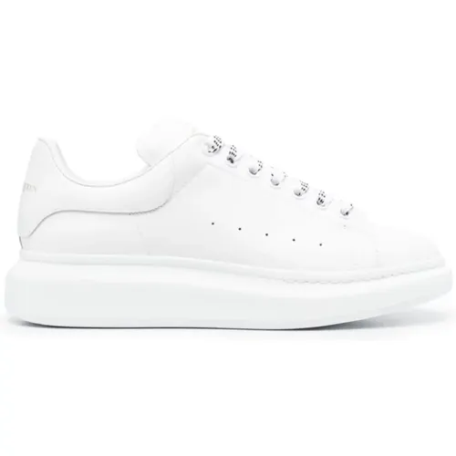 Weiße Leder Oversize Sneakers , Herren, Größe: 42 EU - alexander mcqueen - Modalova