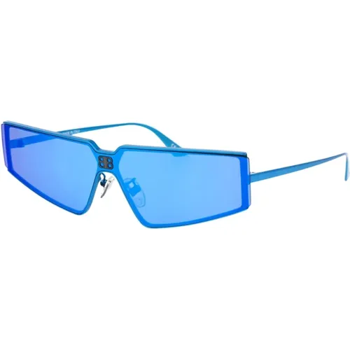 Stylische Sonnenbrille BB0192S,Neue Ski Linie Sonnenbrille mit Spiegelglas - Balenciaga - Modalova