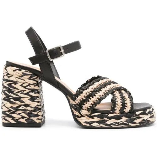 Interwoven Crossover Strap Sandals , female, Sizes: 6 UK, 7 UK, 3 UK, 8 UK, 4 UK - Castañer - Modalova